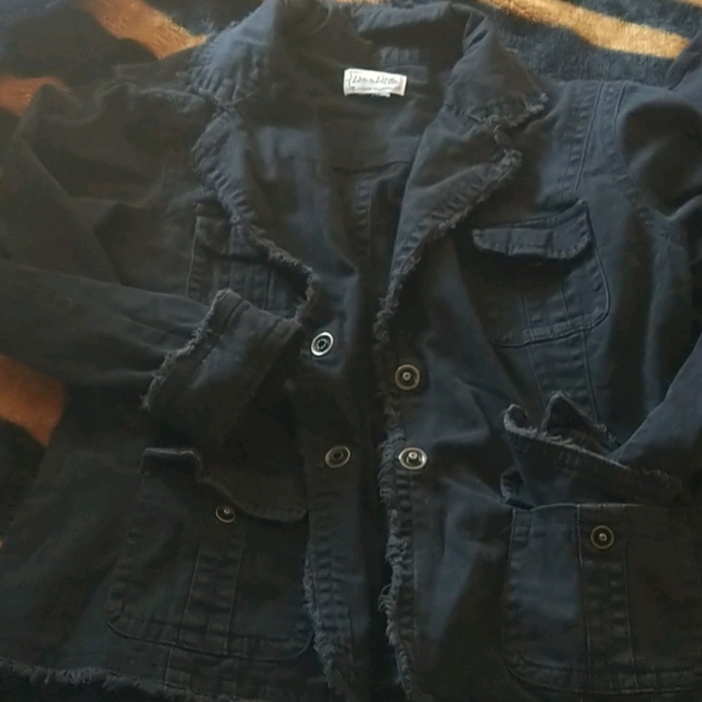 Women's black jean jacket